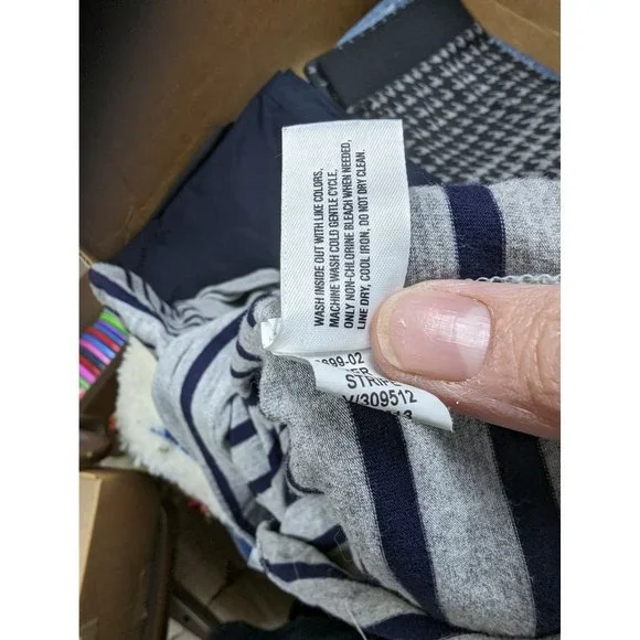 GAP Womens Navy Blue Gray Skirt Size XS X-Small Striped Pencil - Picture 5 of 5